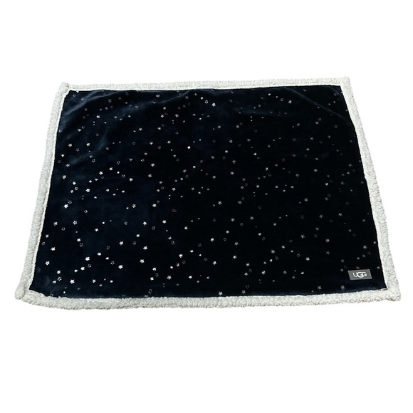 UGG Other - Ugg Standard Pillow Case Cover Zippered Navy Blue (single) Sherpa/ Fleece